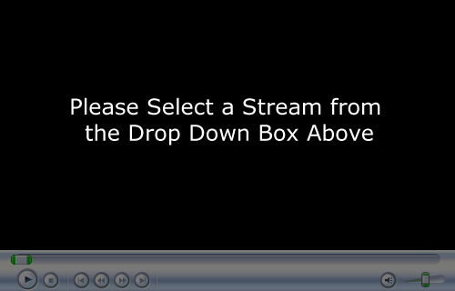 Please Select a Stream from the Drop Down Box Above